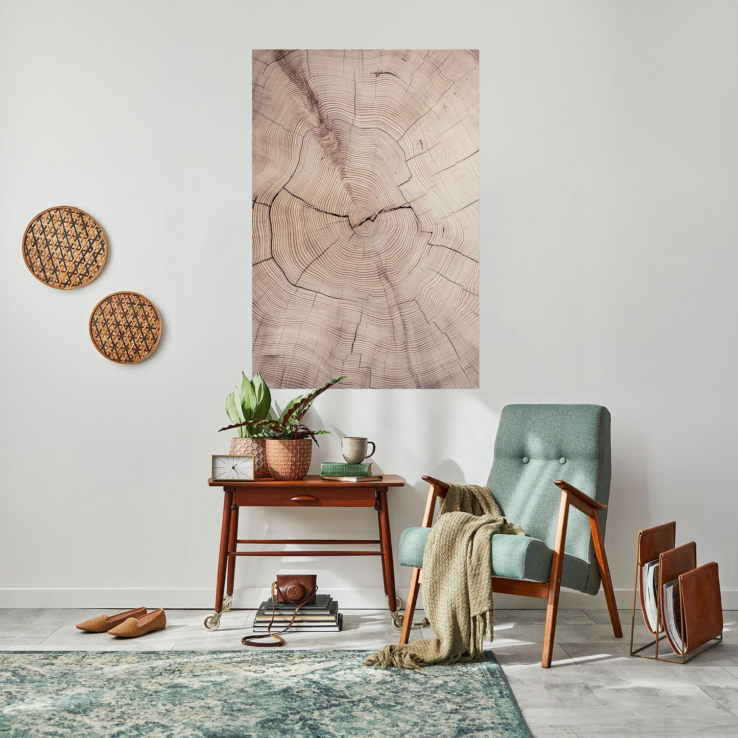 Poster verticale staccabile e attaccabile TIMEWORN RHYTHM