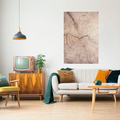 Poster verticale staccabile e attaccabile TIMEWORN RHYTHM
