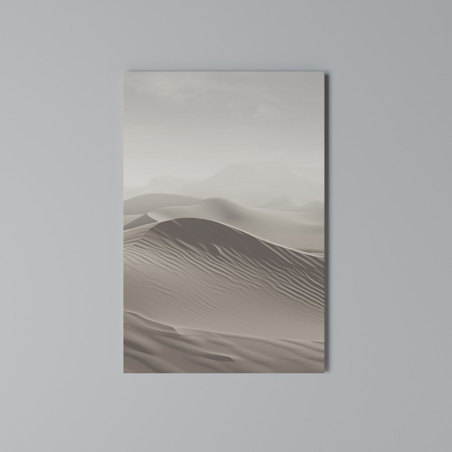 ECHOES OF DUNES Stampa su Tela Verticale
