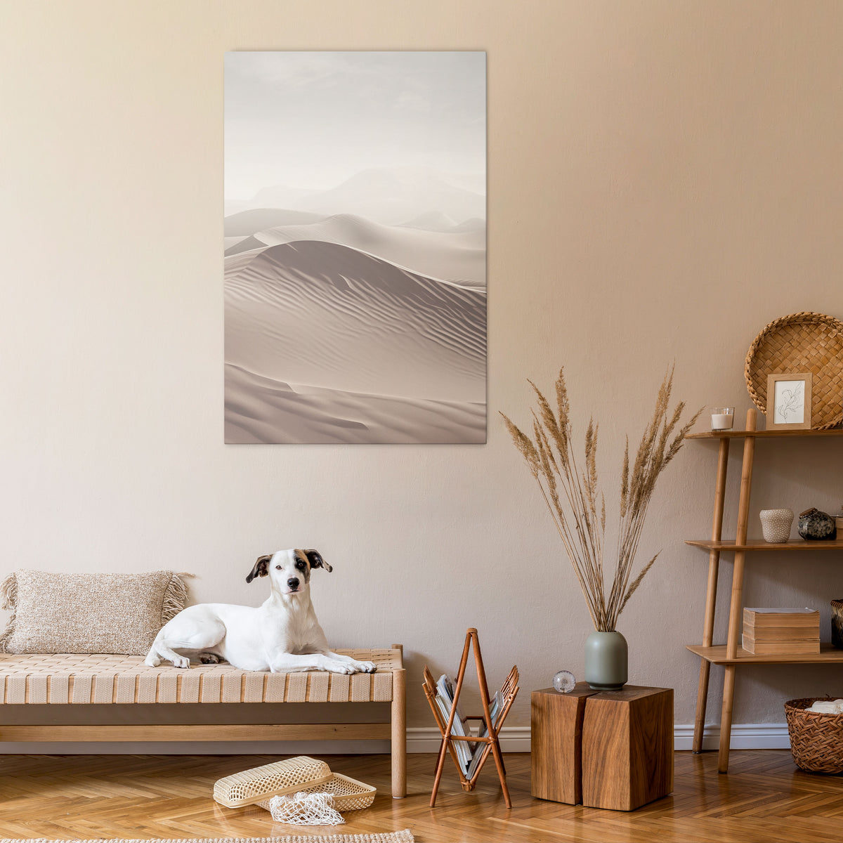 ECHOES OF DUNES Vertical Canvas Print