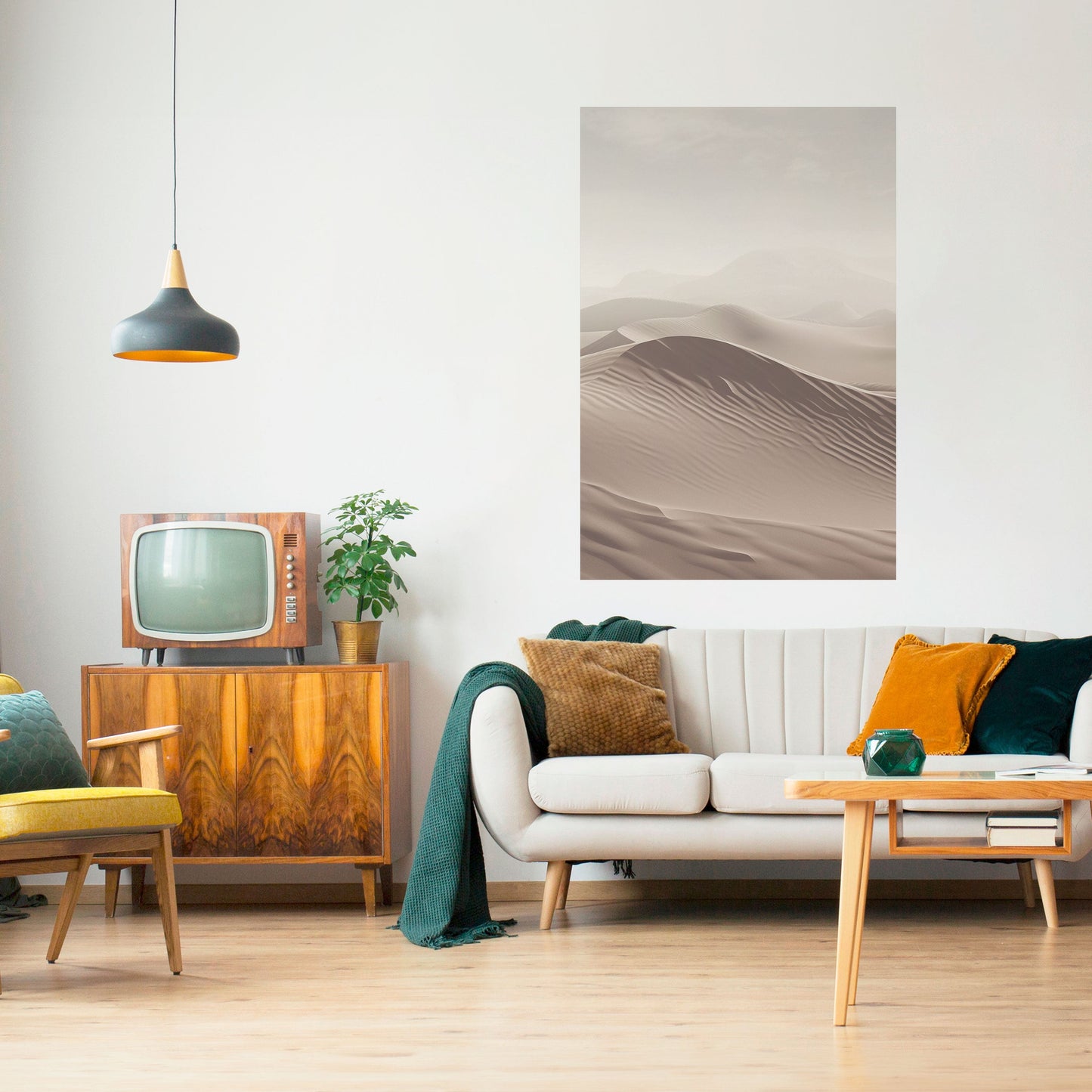 ECHOES OF DUNES Poster verticale staccabile e attaccabile