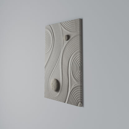 SANDSWIRL SERENITY Stampa su Tela Verticale