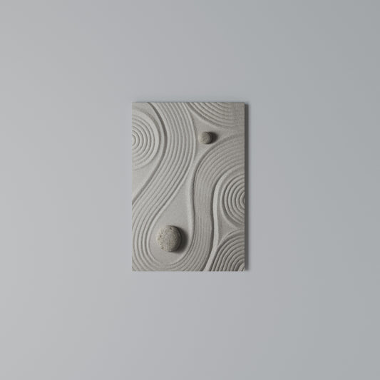 SANDSWIRL SERENITY Stampa su Tela Verticale