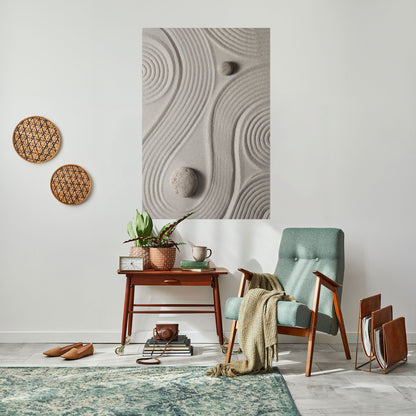 Poster verticale da staccare e attaccare SANDSWIRL SERENITY