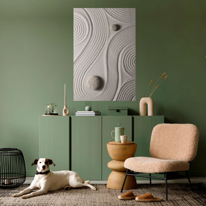 Poster verticale da staccare e attaccare SANDSWIRL SERENITY