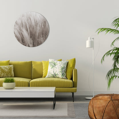 WHISPERS OF GRASS Round Wall Art