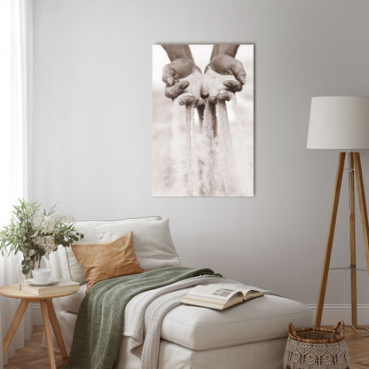 HANDS OF FATE Vertical Canvas Print