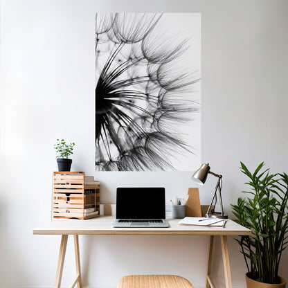 Poster verticale staccabile e attaccabile "Whispering Wildflower"