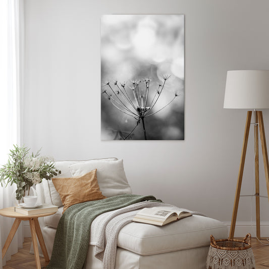 MINIMALIST BLOOM Stampa su tela verticale