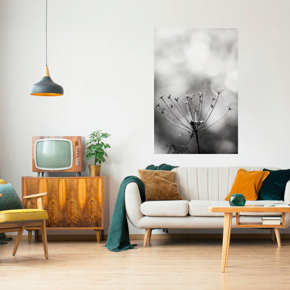 Poster verticale staccabile e attaccabile MINIMALIST BLOOM