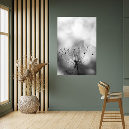 Poster verticale staccabile e attaccabile MINIMALIST BLOOM