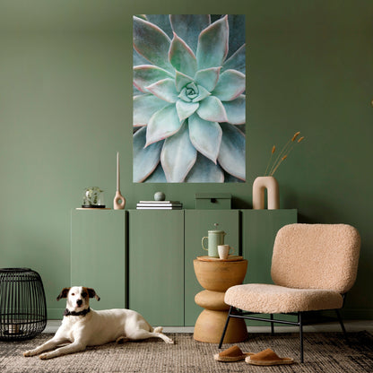 Poster verticale staccabile e attaccabile "MAGIA DEL GIARDINO GEOMETRICO"