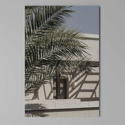 PALM SHADOW DANCE Stampa su Tela Verticale
