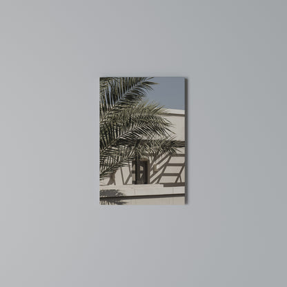 PALM SHADOW DANCE Stampa su Tela Verticale