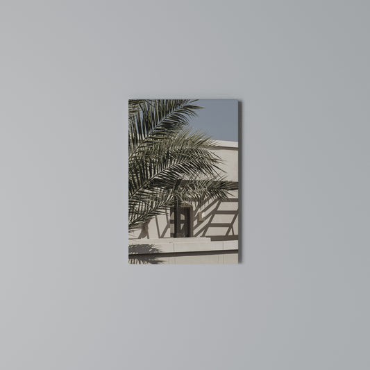 PALM SHADOW DANCE Stampa su Tela Verticale