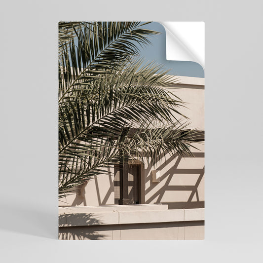 Poster verticale staccabile e attaccabile PALM SHADOW DANCE