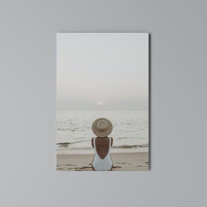 SAND AND SOLITUDE Stampa su Tela Verticale