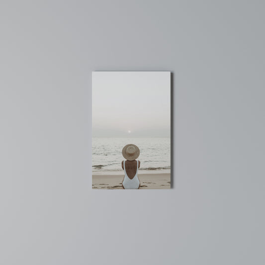 SAND AND SOLITUDE Stampa su Tela Verticale
