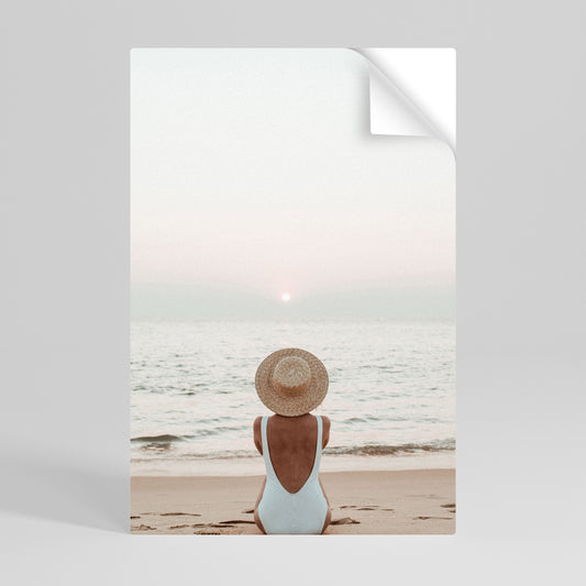 Poster verticale SAND AND SOLITUDE stacca e attacca