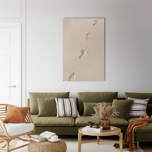 BEACH BOUND PATHWAYS Vertical Canvas Print