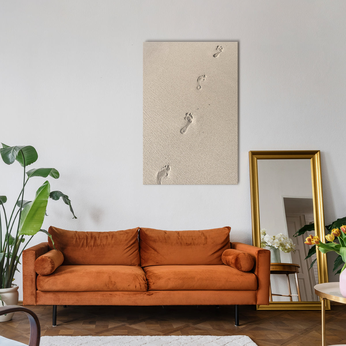 BEACH BOUND PATHWAYS Vertical Canvas Print