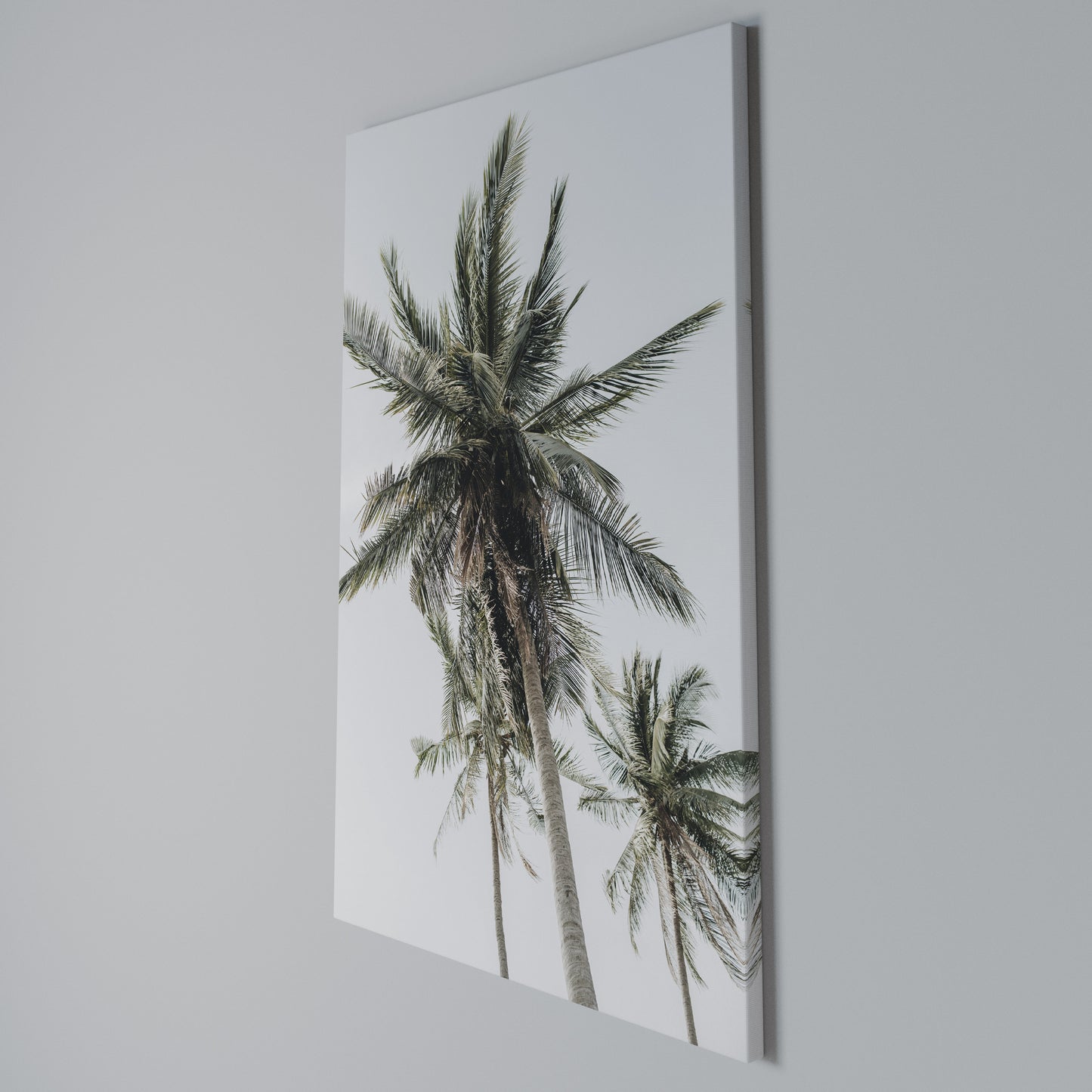PALM PARADISE SIGHT Stampa su Tela Verticale