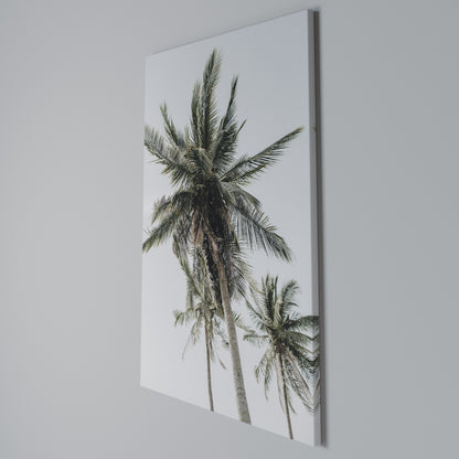 PALM PARADISE SIGHT Stampa su Tela Verticale