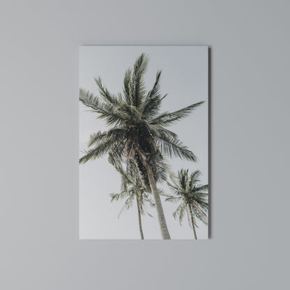PALM PARADISE SIGHT Stampa su Tela Verticale