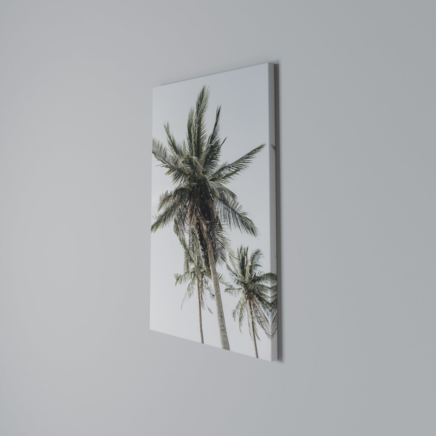 PALM PARADISE SIGHT Stampa su Tela Verticale