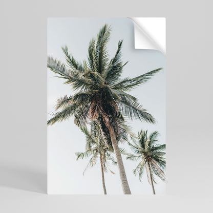 Poster verticale staccabile e attaccabile PALM PARADISE SIGHT