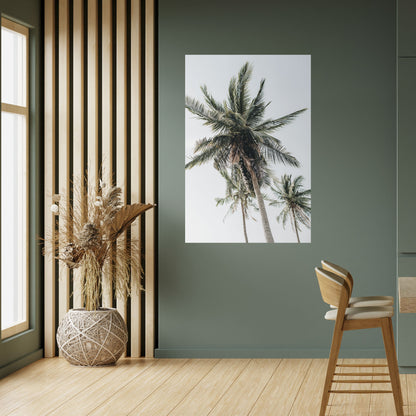Poster verticale staccabile e attaccabile PALM PARADISE SIGHT