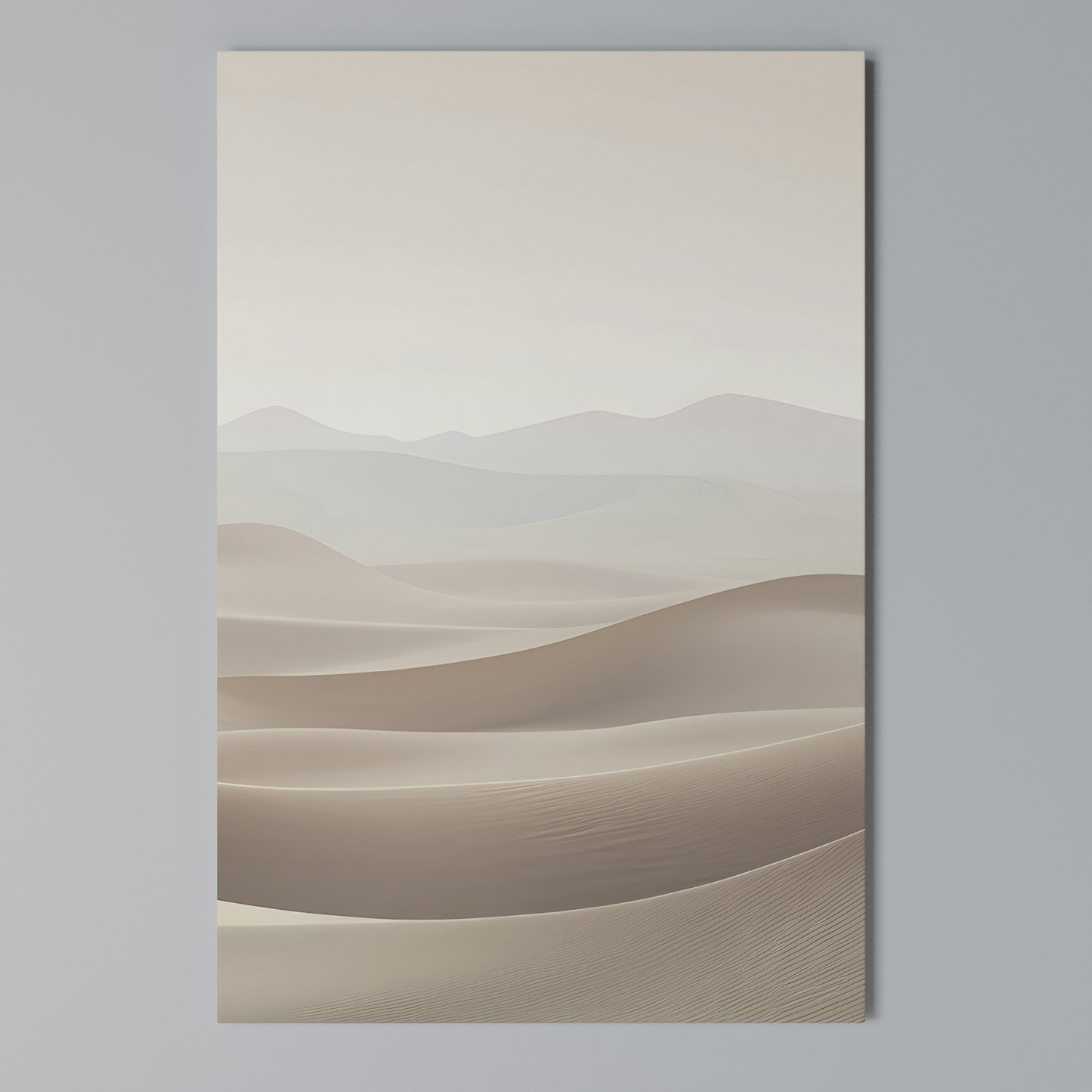 SUBTLE SANDS Vertical Canvas Print