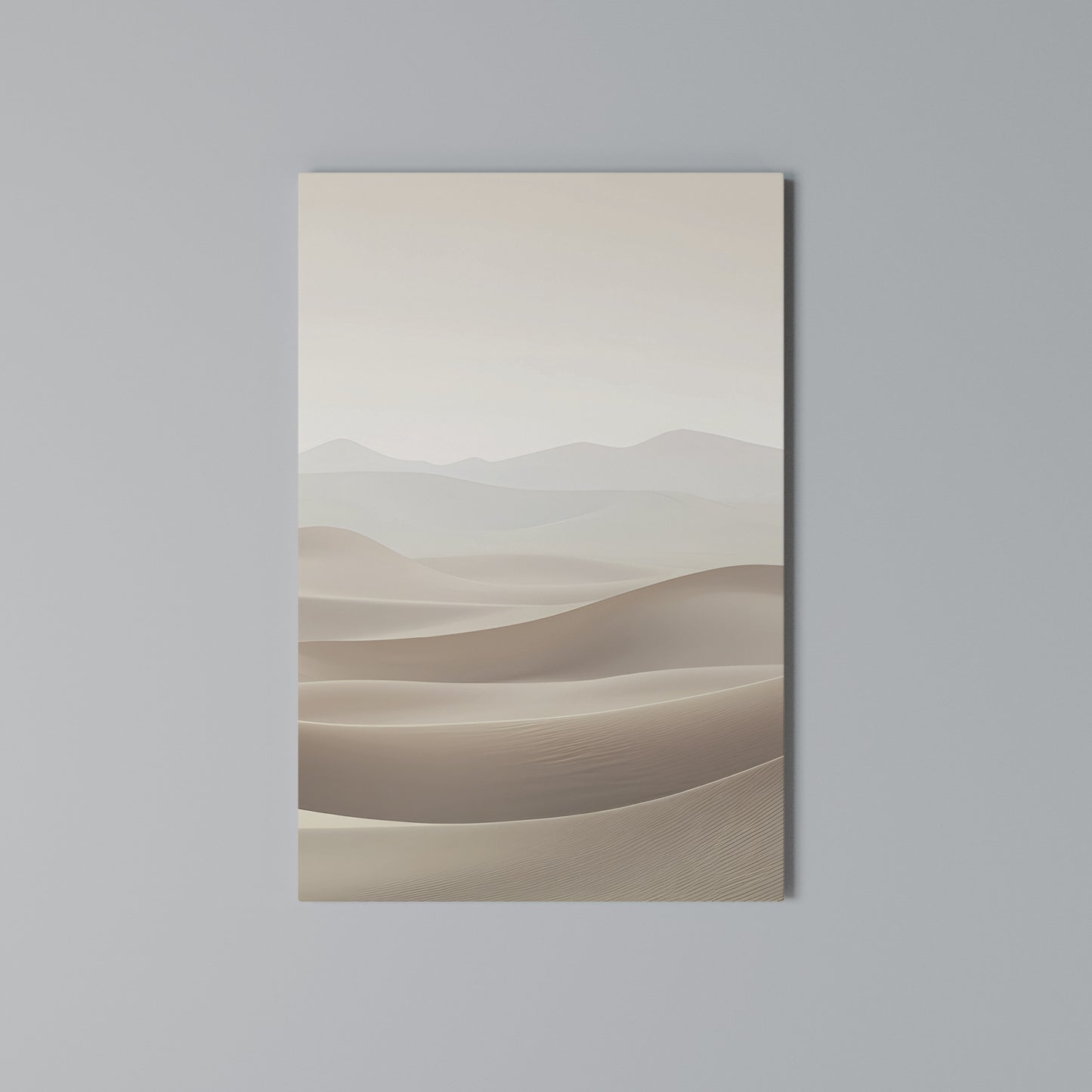 SUBTLE SANDS Vertical Canvas Print