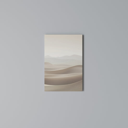 SUBTLE SANDS Stampa su Tela Verticale