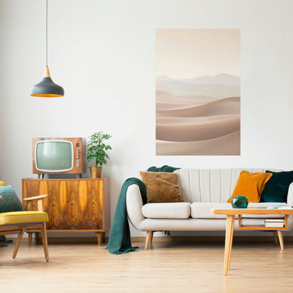 Poster verticale staccabile e attaccabile SUBTLE SANDS