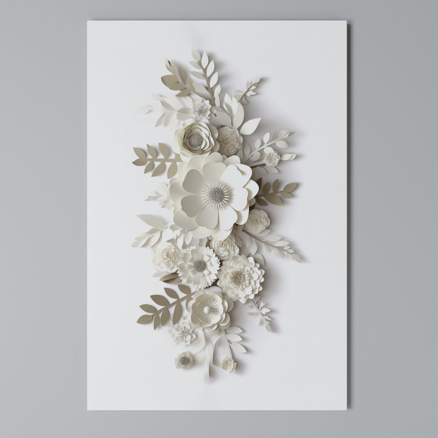 BLUSHING BOUQUET Stampa su Tela Verticale