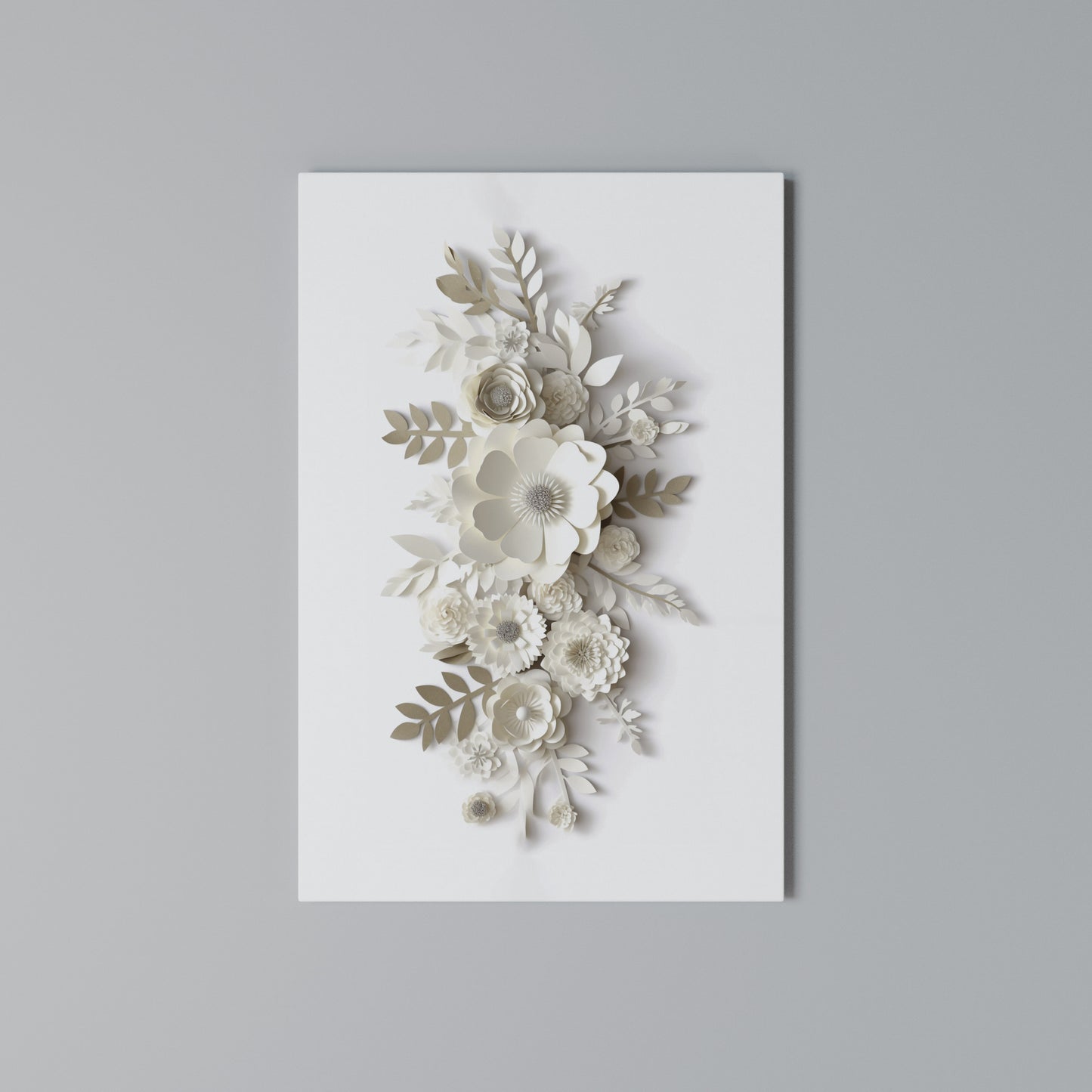 BLUSHING BOUQUET Stampa su Tela Verticale