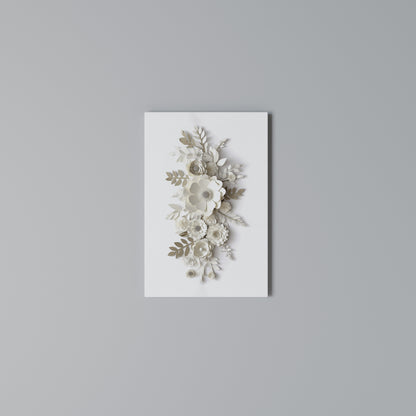 BLUSHING BOUQUET Stampa su Tela Verticale