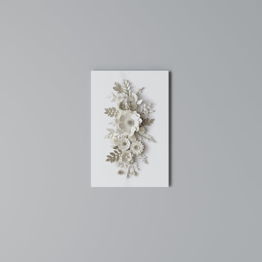 BLUSHING BOUQUET Stampa su Tela Verticale