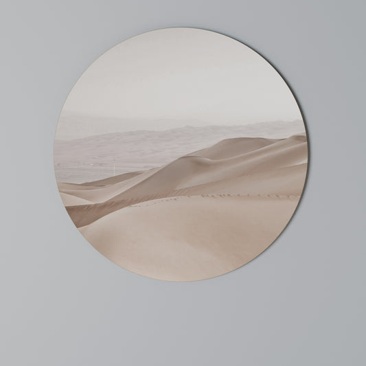 TRANQUIL TIDES Round Wall Art