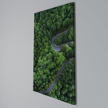 ENCHANTED FOREST RIDE Stampa su Tela Verticale