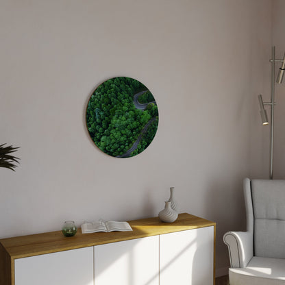 ENCHANTED FOREST RIDE Round Wall Art