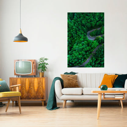 Poster verticale staccabile e attaccabile ENCHANTED FOREST RIDE