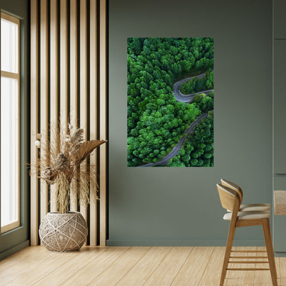Poster verticale staccabile e attaccabile ENCHANTED FOREST RIDE
