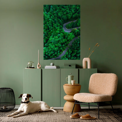 Poster verticale staccabile e attaccabile ENCHANTED FOREST RIDE