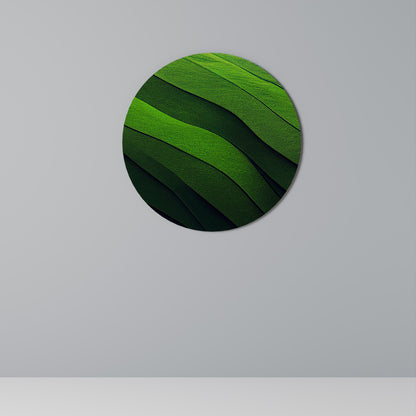 FRESH LANDSCAPE Round Wall Art