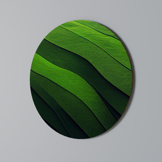 FRESH LANDSCAPE Round Wall Art