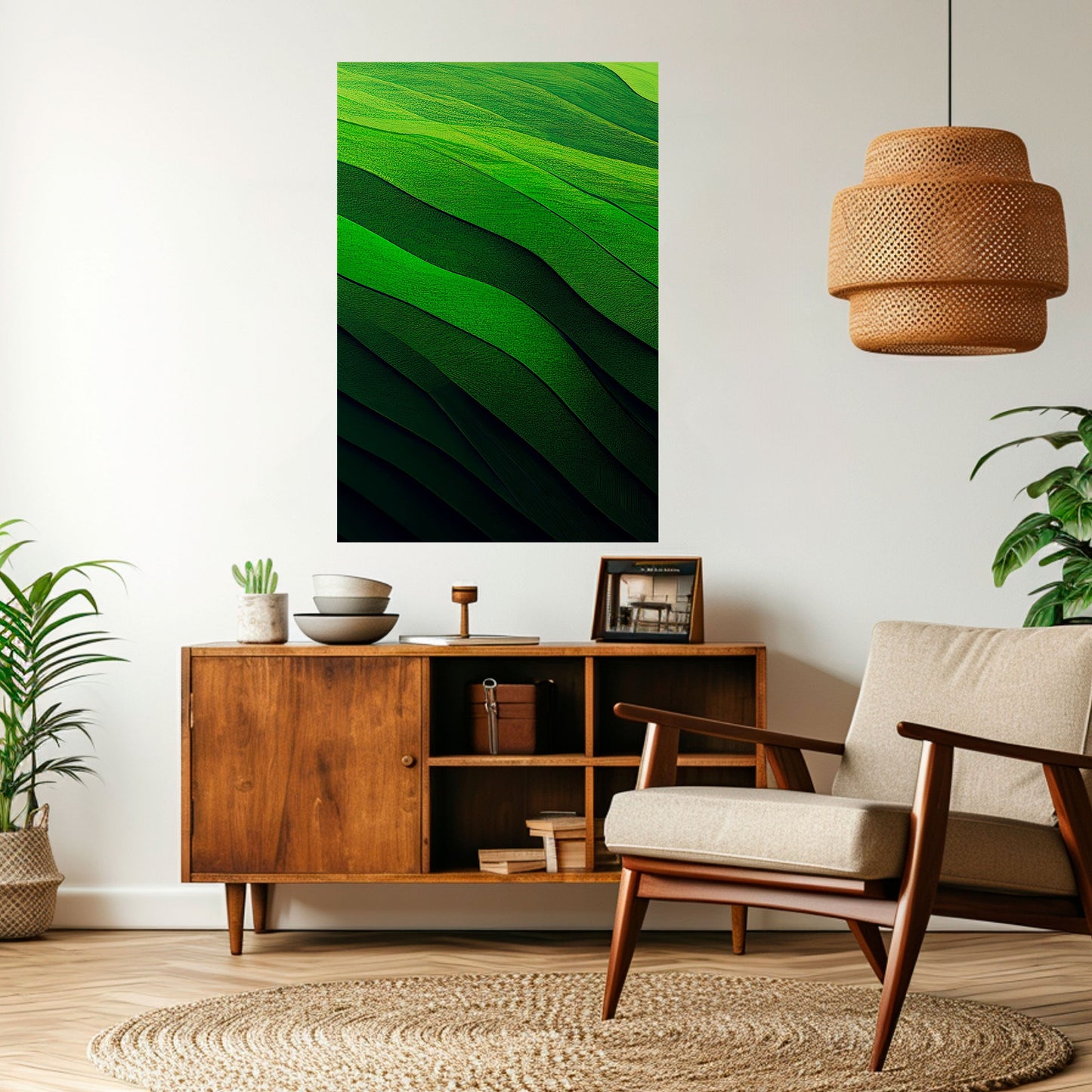 Poster verticale staccabile e attaccabile FRESH LANDSCAPE