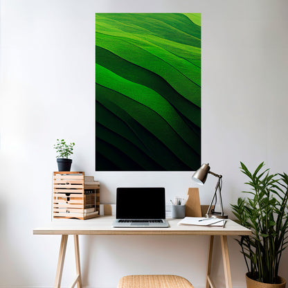 Poster verticale staccabile e attaccabile FRESH LANDSCAPE