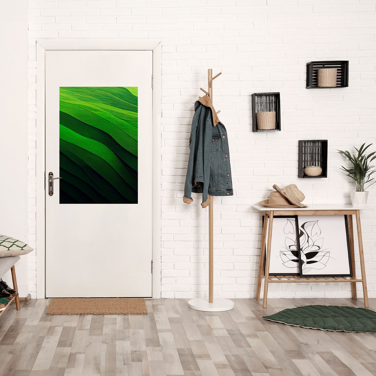 Poster verticale staccabile e attaccabile FRESH LANDSCAPE